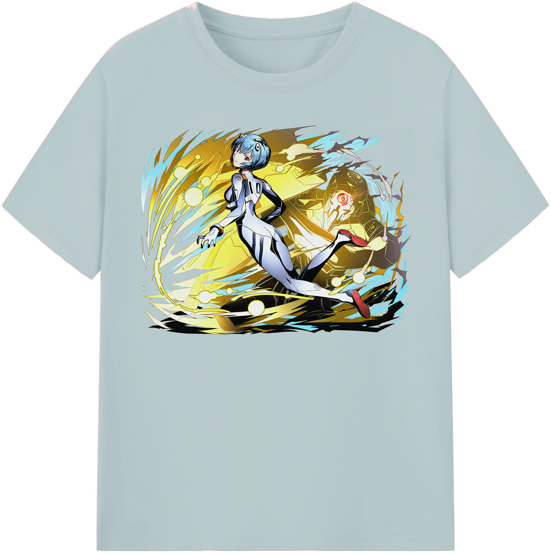 （画像用） EVA 新世紀エヴァンゲリオン 綿100％半袖Tシャツ（フロントプリント）